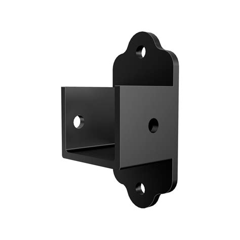 home depot metal fence brackets|outside corner bracket for fence.